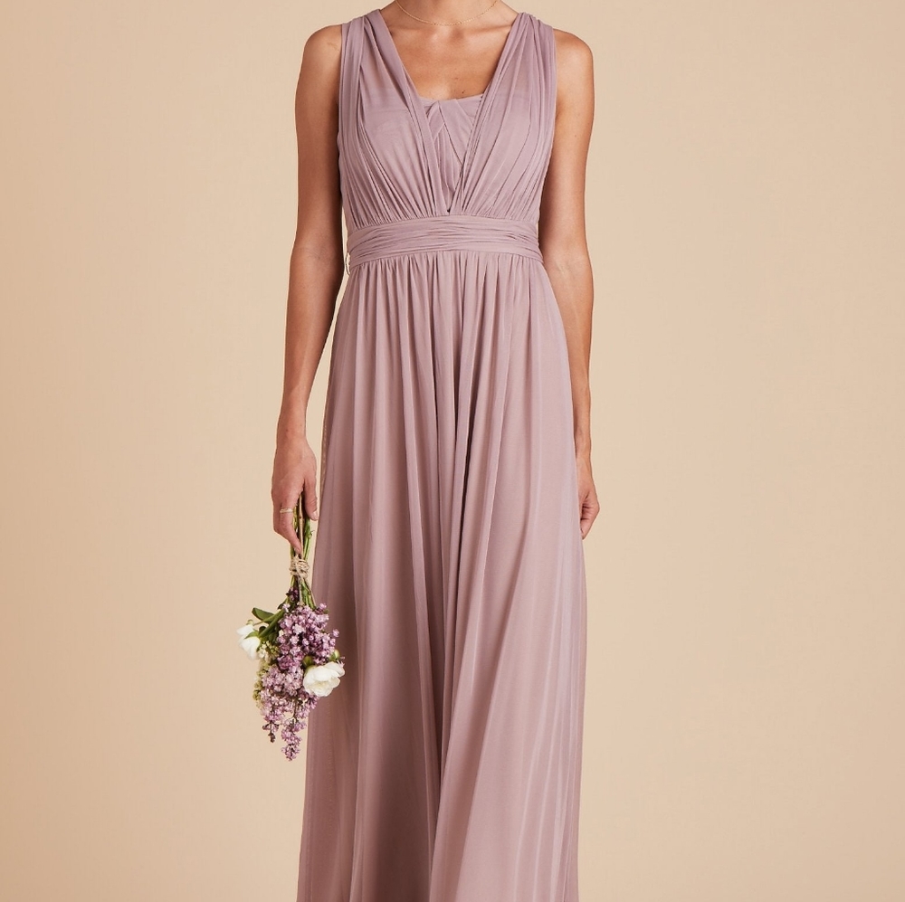 Birdy Grey Convertible Chickie Bridesmaid Dress Mauve NEW Size M - Picture 6 of 16
